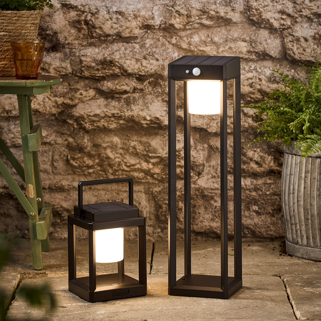 LumiMilan™ Lanterne Solaire Classique Noire