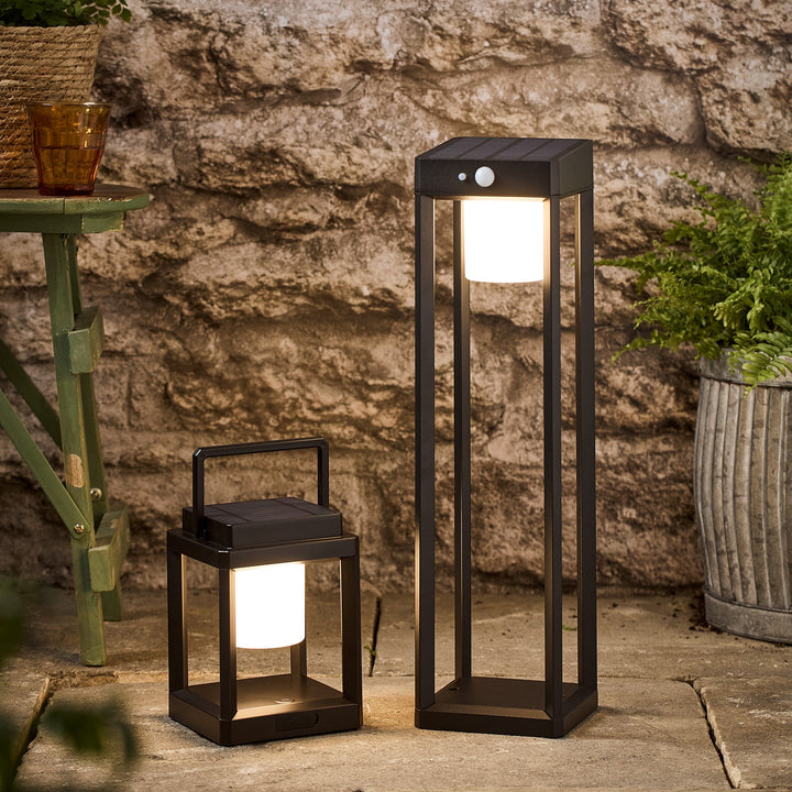 LumiMilan™ Lanterne Solaire Classique Noire