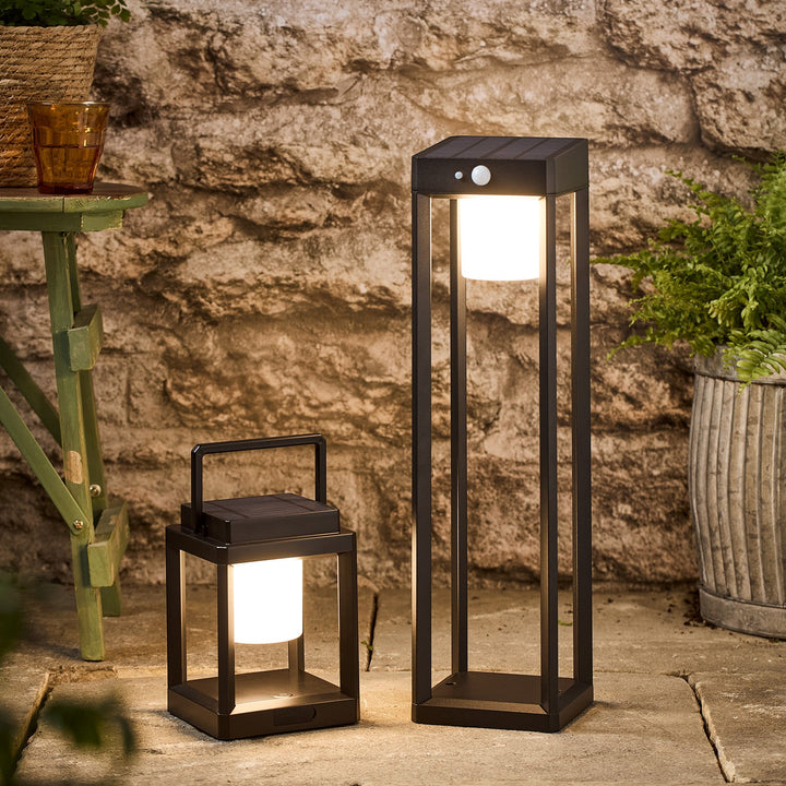 LumiMilan™ Lanterne Solaire Classique Noire