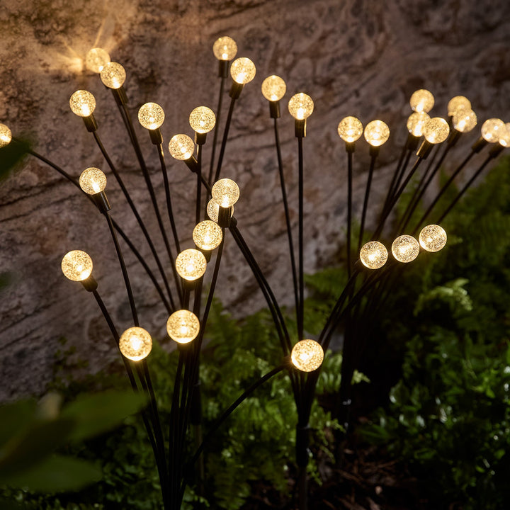 Lueur d’Été™ – Lot de 4 Lampes Solaires Effet Luciole
