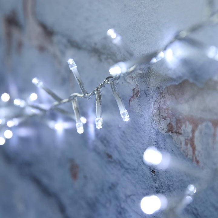 LumiCâble™ – Guirlande Solaire 360 LEDs Bicolores