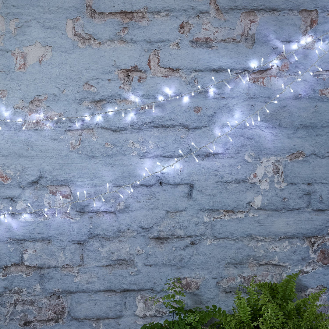 LumiCâble™ – Guirlande Solaire 360 LEDs Bicolores