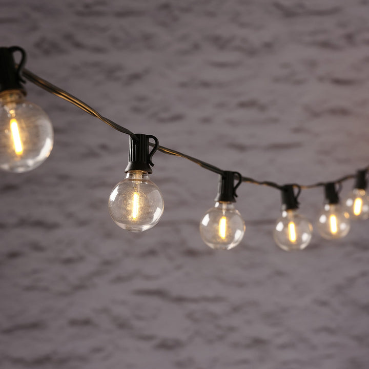 Guirlande Lumineuse 20 Ampoules LED avec Supports Piquets
