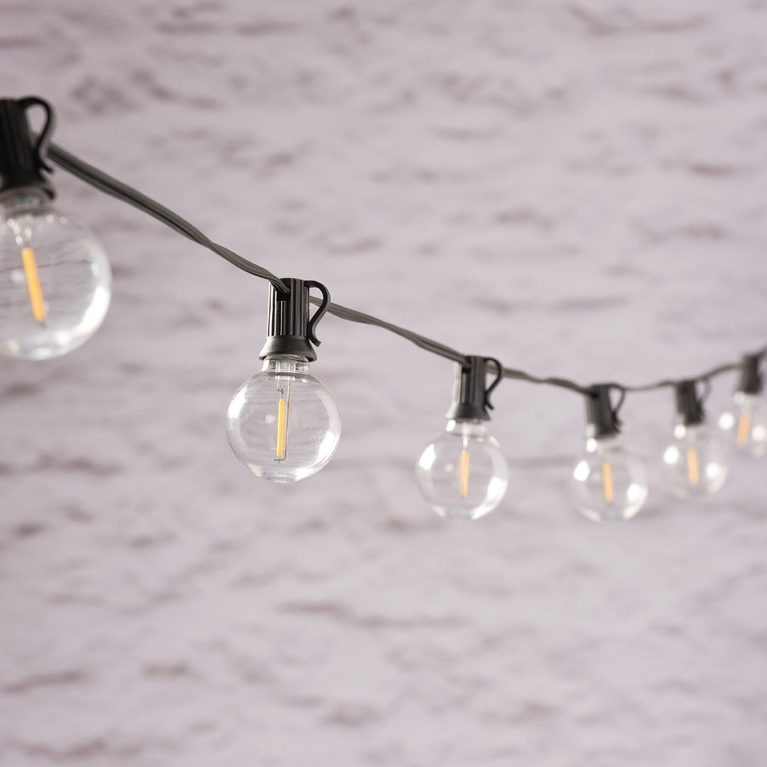 Guirlande Lumineuse 20 Ampoules LED avec Supports Piquets
