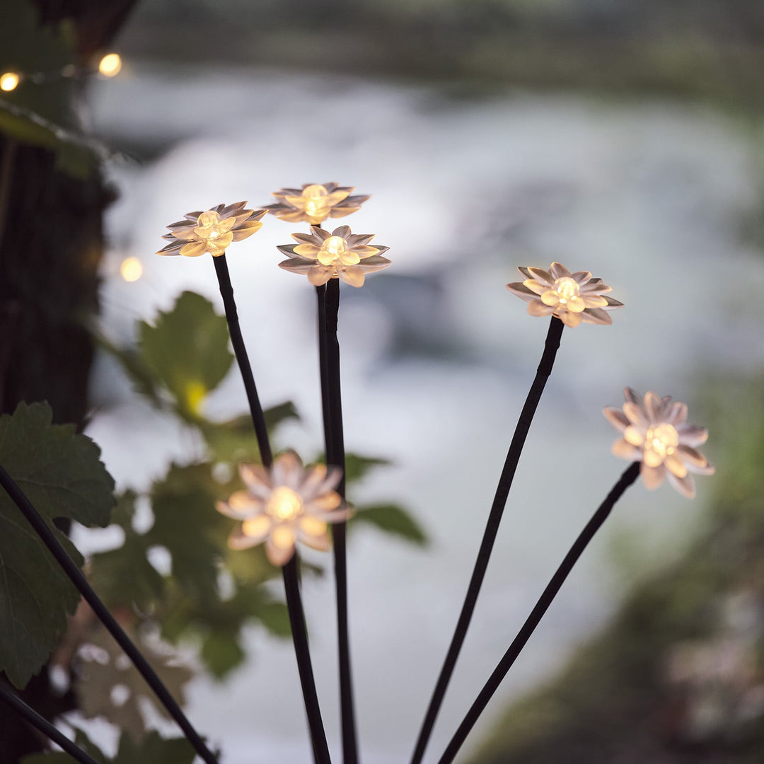 Éclairage Solaire en Forme de Fleurs – Piquet LED Amovible