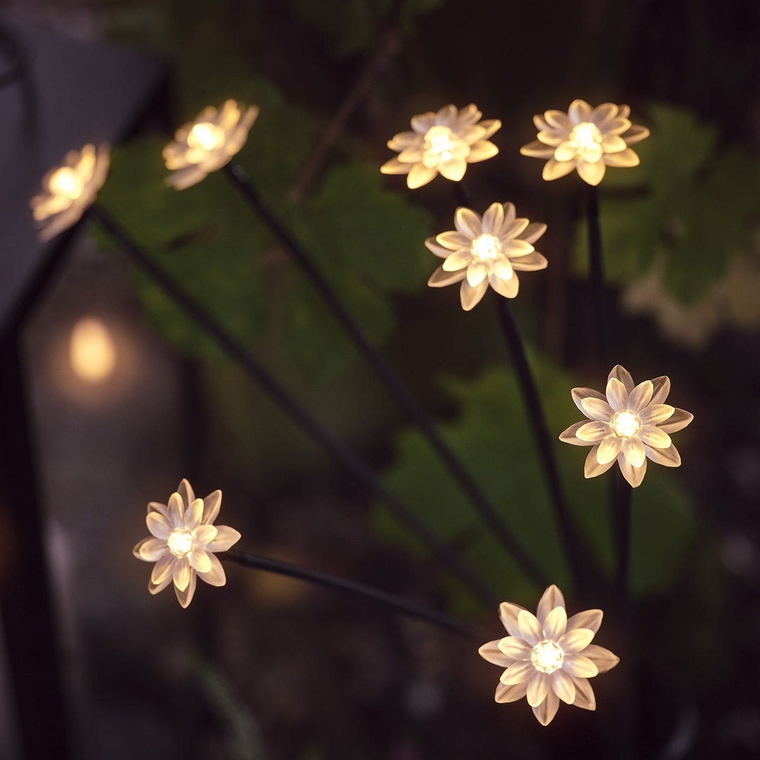 Éclairage Solaire en Forme de Fleurs – Piquet LED Amovible