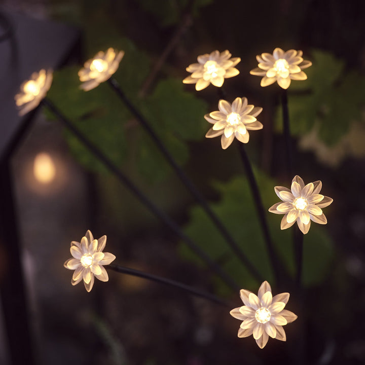 Éclairage Solaire en Forme de Fleurs – Piquet LED Amovible