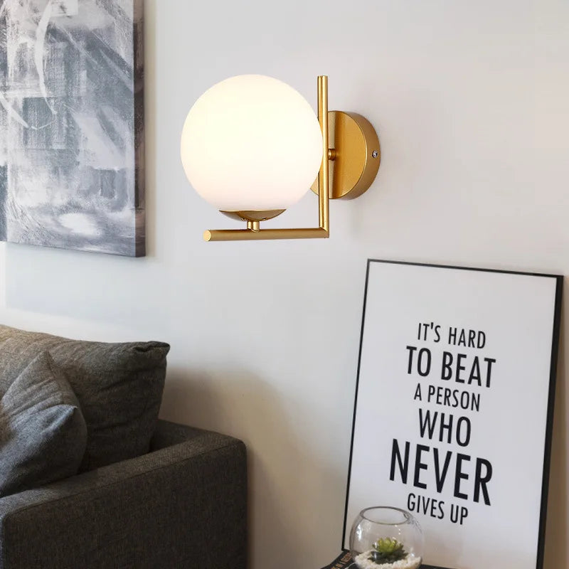 LumiBoule™ – Applique LED Scandinave Minimaliste