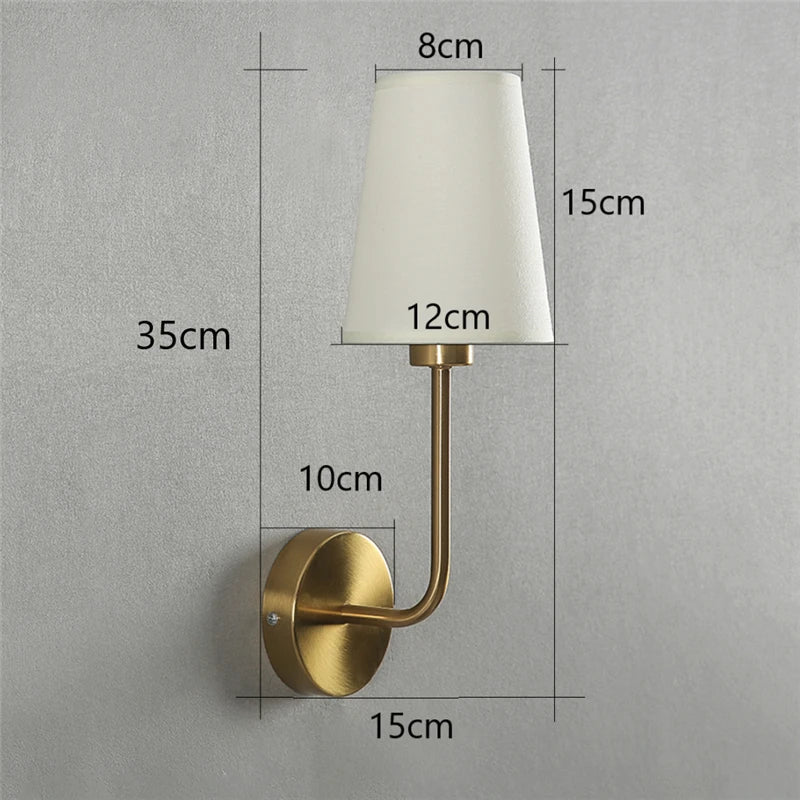 Sérénilux™ – Lampe Murale Nordique en Lin Naturel