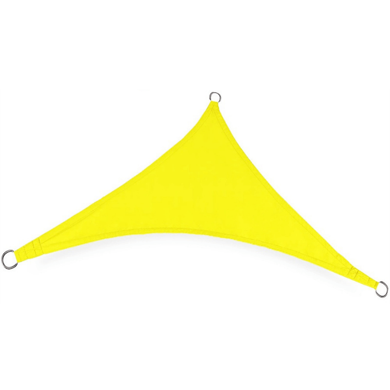 LumiVoile™ – Protection Solaire Triangulaire Jaune