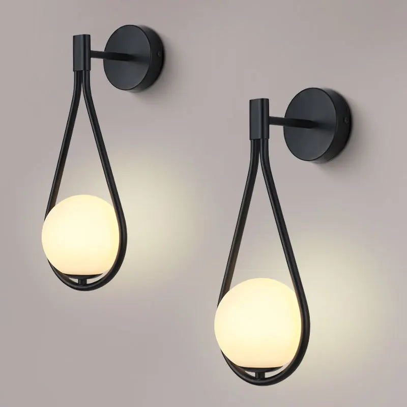 VerreLuna™ – Applique LED Suspendue au Style Aérien