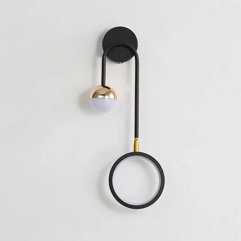 AuraMur™ – Applique LED Murale en Forme de Cercle