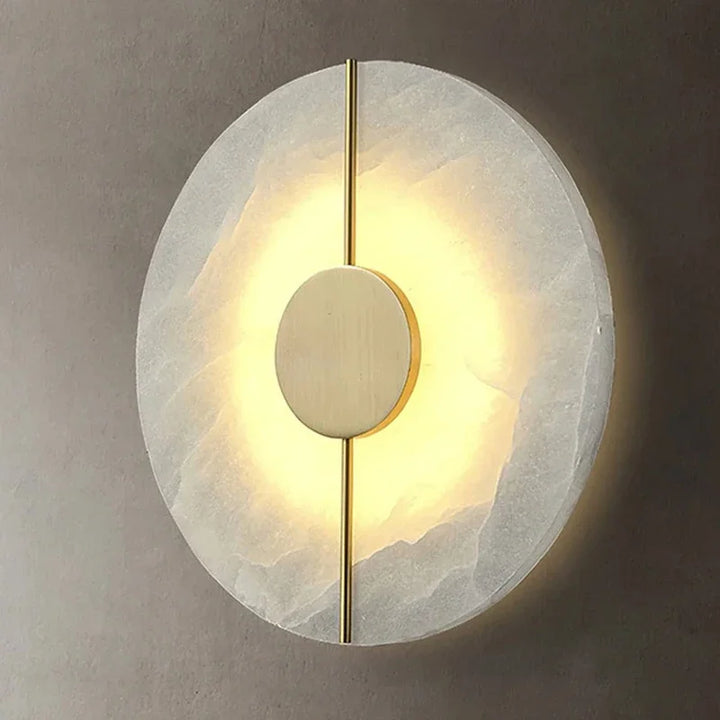Halo Marbré™ – Luminaire Mural Design Circulaire