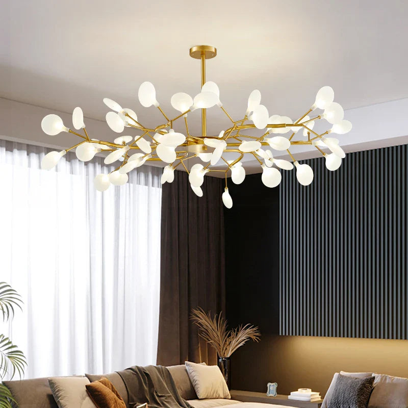 BrancheLumi™ – Lustre Créatif en Acrylique pour Salon