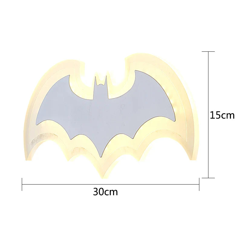 LumiBat™ – Applique Chambre Enfant au Style Super-Héros