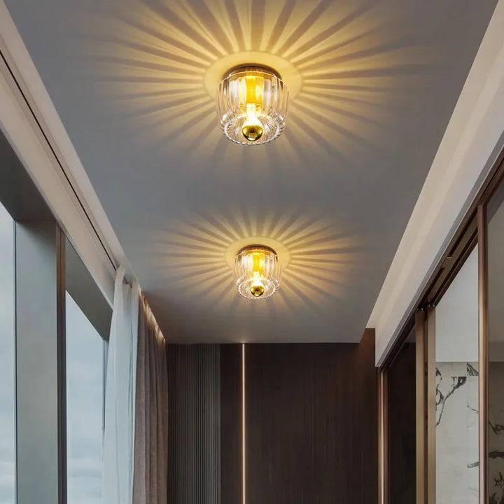 RayonVerre™ – Luminaire Mural Soleil en Verre