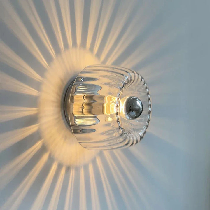RayonVerre™ – Luminaire Mural Soleil en Verre
