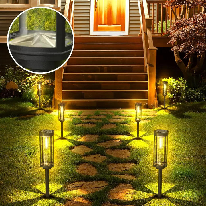 ÉclatSolaire™ – Lampe de Jardin Élégante à Énergie Solaire
