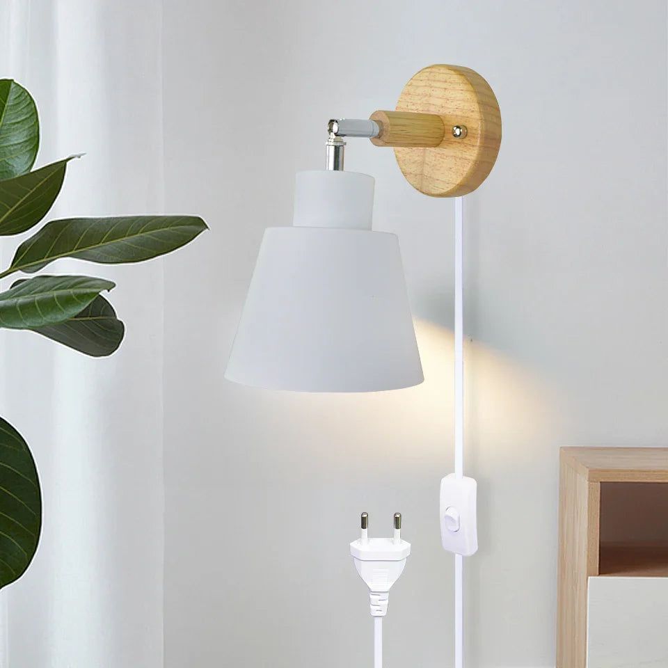 Luminordik™ – Éclairage Mural Bois Naturel & Pratique
