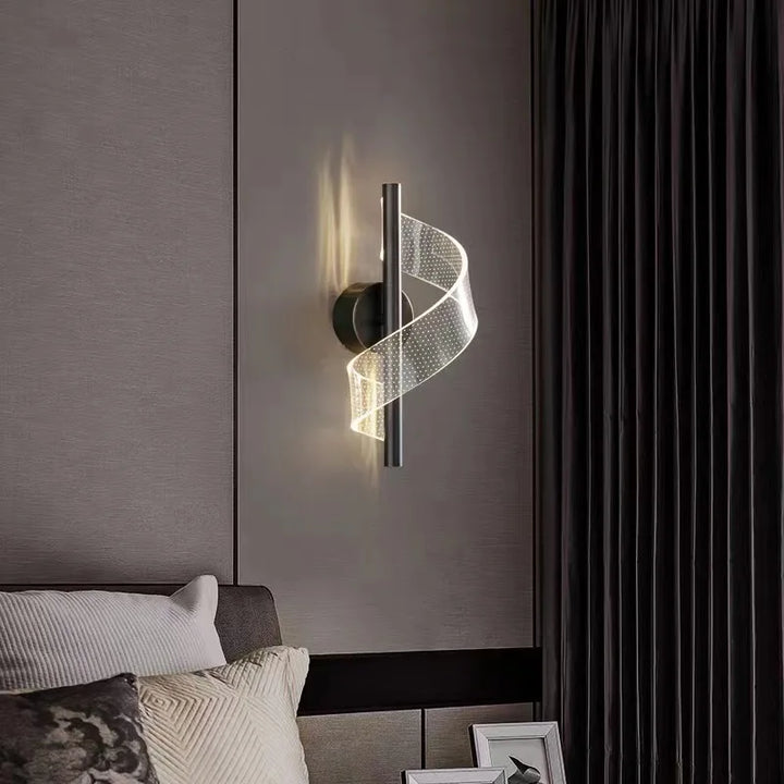 AuroraTwist™ – Applique LED Ajustable Scandinave