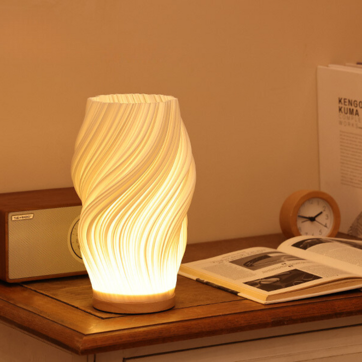 LumaWave™ – Lampe Élégante à Lumière Personnalisable