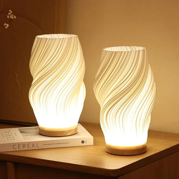 RayonNuit™ – Lampe de Nuit Élégante à Motif Spirale