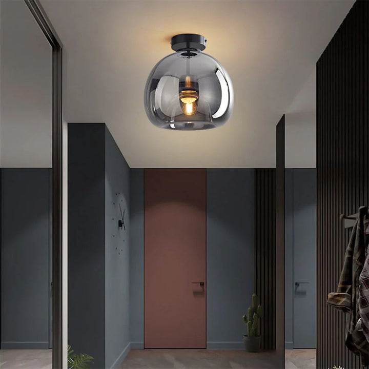VerreCuivréa™ – Suspension Moderne en Verre Cuivré