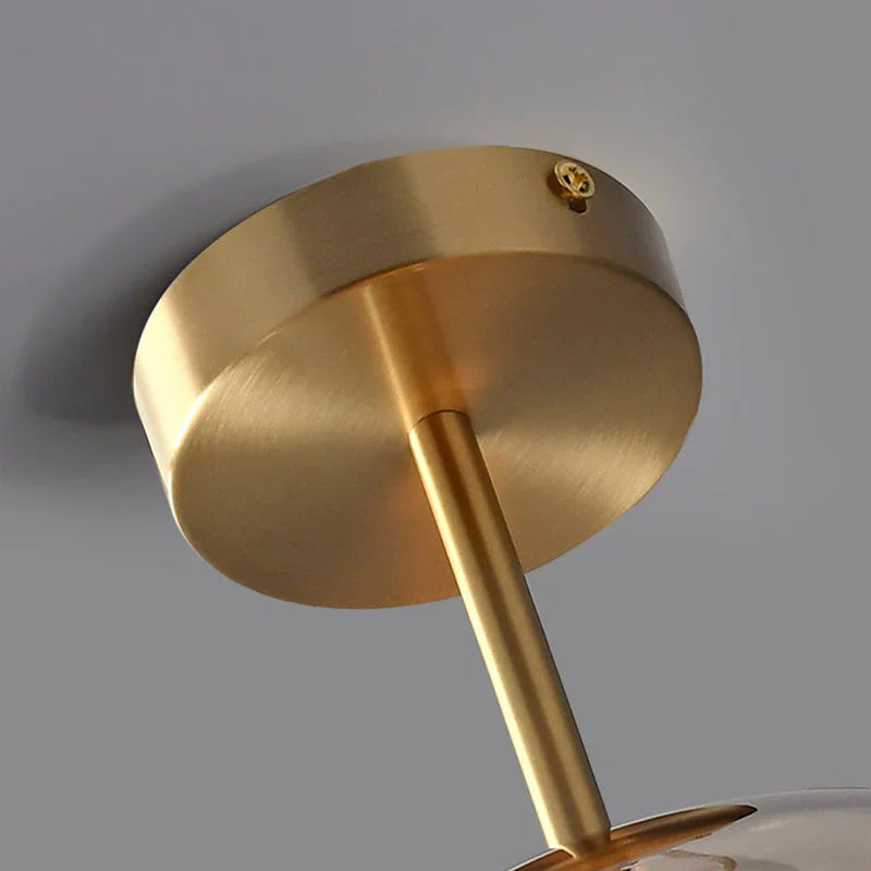 VerreCuivréa™ – Suspension Moderne en Verre Cuivré