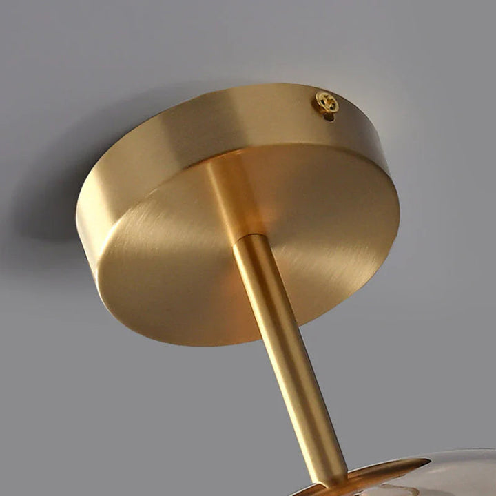 VerreCuivréa™ – Suspension Moderne en Verre Cuivré