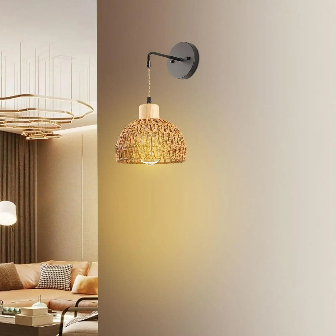 TresséLuxe™ – Éclairage Mural Naturel & Fait Main