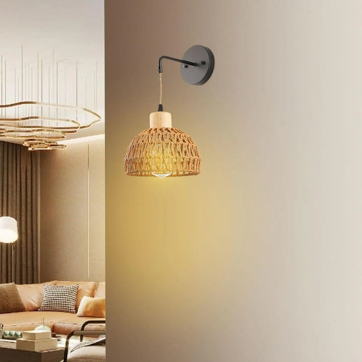TresséLuxe™ – Éclairage Mural Naturel & Fait Main