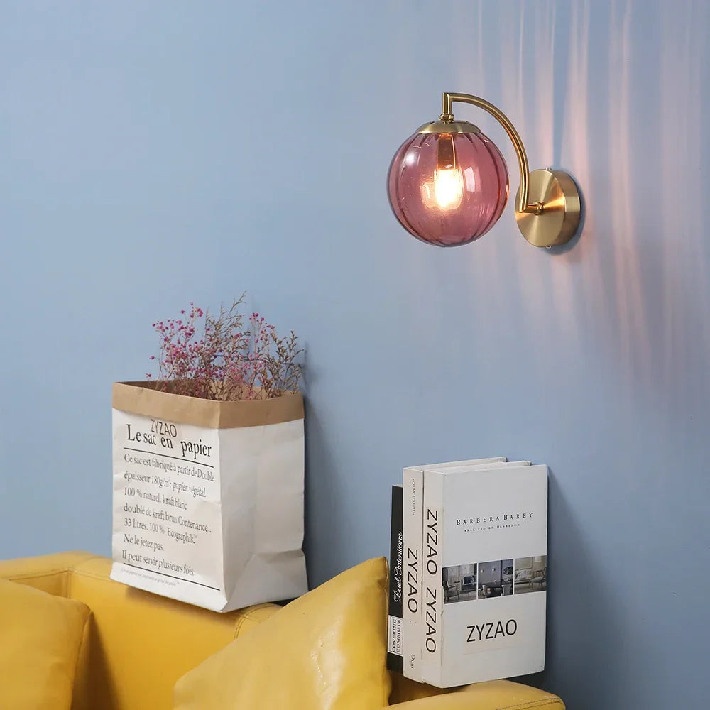 NordiVerre™ – Applique Murale Élégante à Effet Vitrail