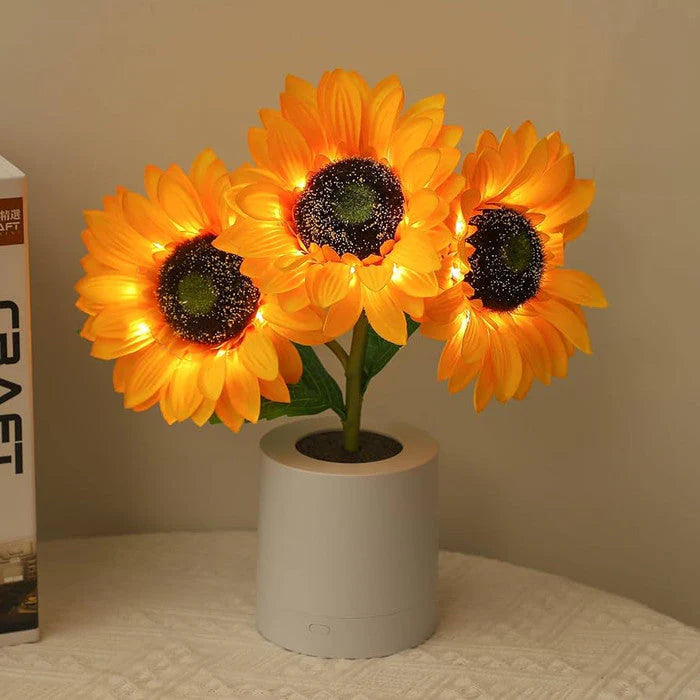 SoleaLume™ – Lampe de Table Tournesol Créative