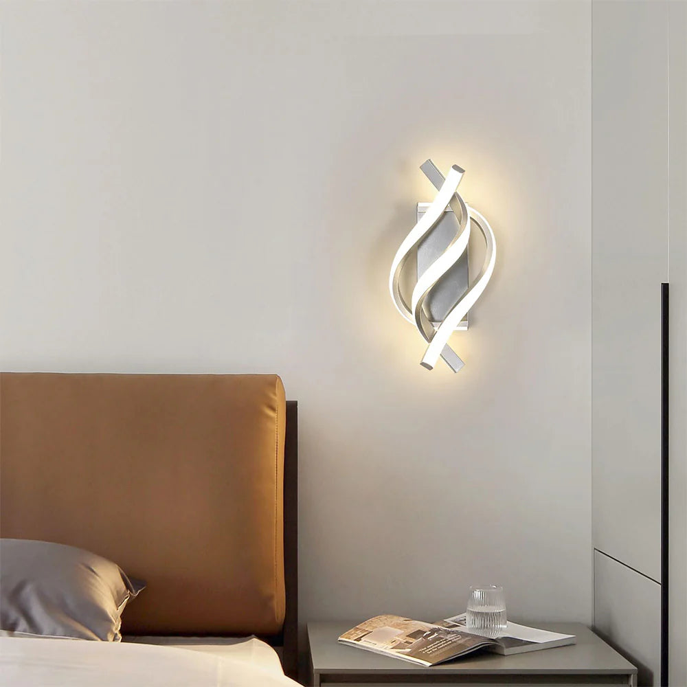 LumiVolta™ – Éclairage Mural Spirale Chic et Innovant