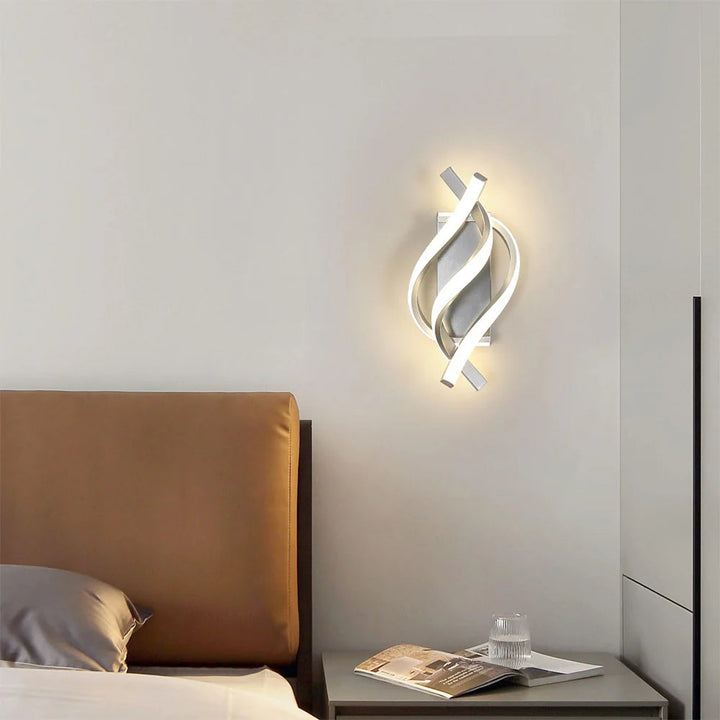 LumiVolta™ – Éclairage Mural Spirale Chic et Innovant