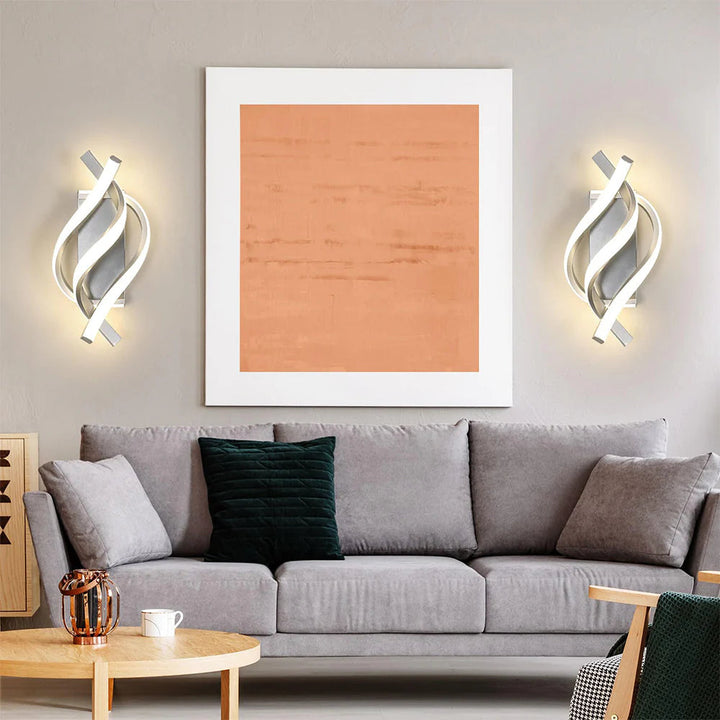 LumiVolta™ – Éclairage Mural Spirale Chic et Innovant