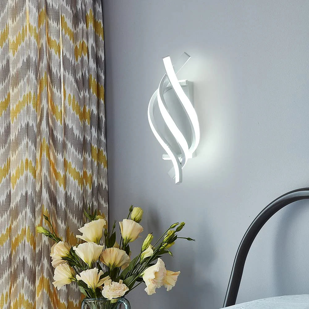LumiVolta™ – Éclairage Mural Spirale Chic et Innovant