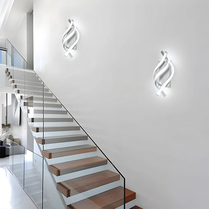 LumiVolta™ – Éclairage Mural Spirale Chic et Innovant