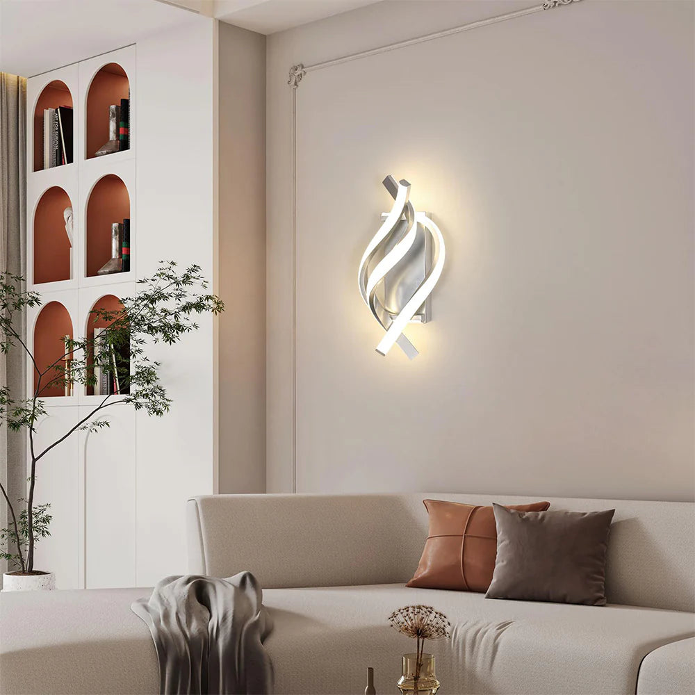 LumiVolta™ – Éclairage Mural Spirale Chic et Innovant