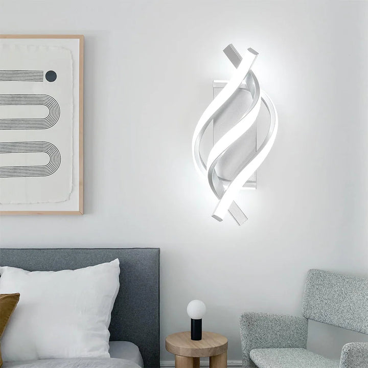 LumiVolta™ – Éclairage Mural Spirale Chic et Innovant