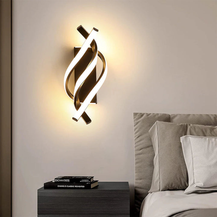 LumiVolta™ – Éclairage Mural Spirale Chic et Innovant