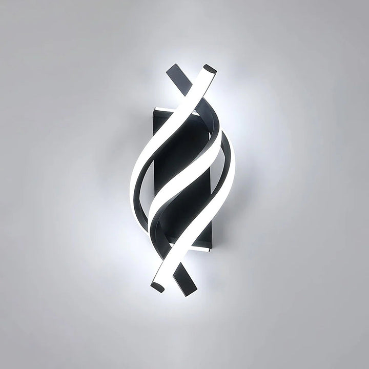 LumiVolta™ – Éclairage Mural Spirale Chic et Innovant