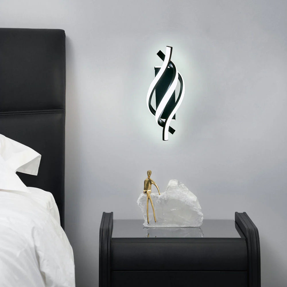 LumiVolta™ – Éclairage Mural Spirale Chic et Innovant