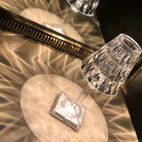 SparkleTouch™ – Lampe tactile en cristal