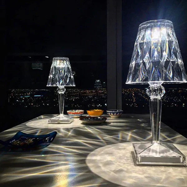 SparkleTouch™ – Lampe tactile en cristal