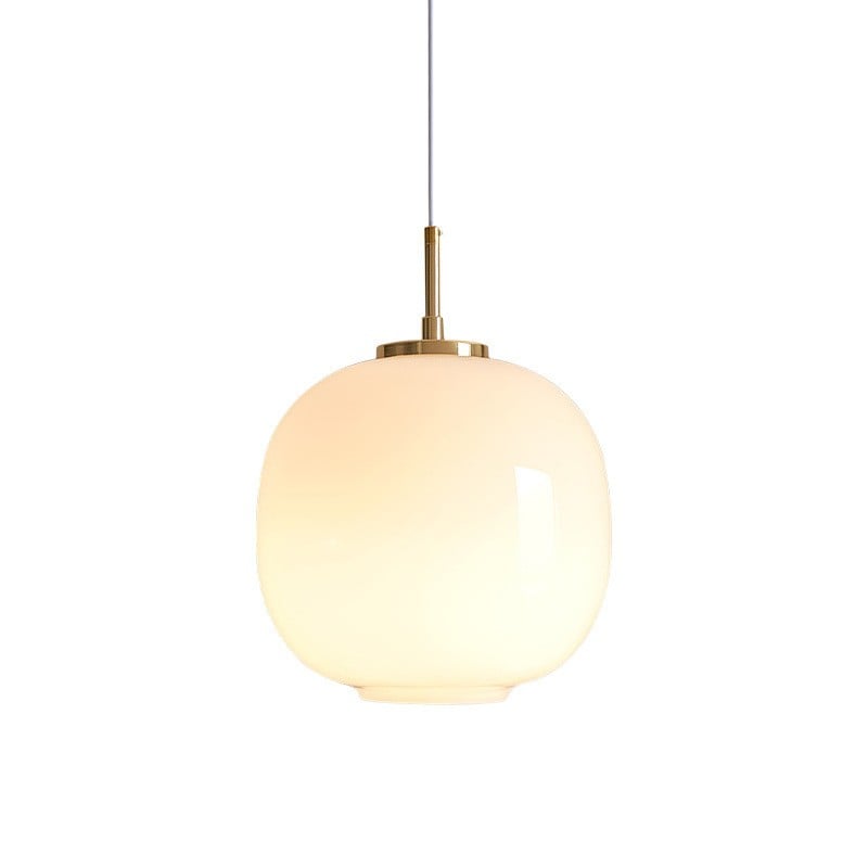Opalys™ – Lampe Suspendue Style Nordique en Verre Opale