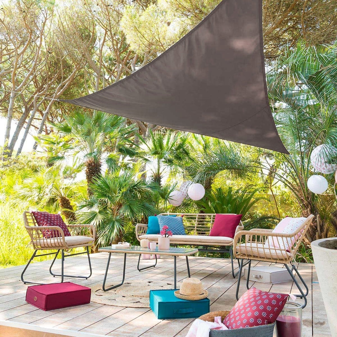 BriseSoleil™ – Voile Taupe Résistante aux UV