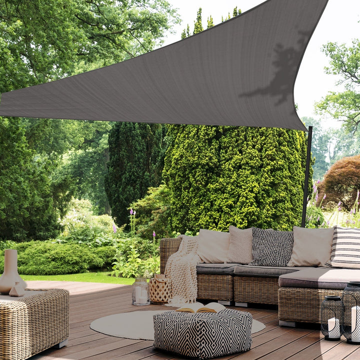 NoirZen™ – Voile Solaire Élégante Anthracite