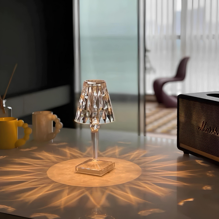 SparkleTouch™ – Lampe tactile en cristal