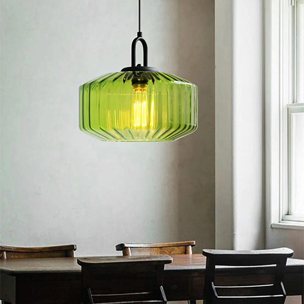 GlassiLign™ – Éclairage Nordique Moderne en Verre Rayé